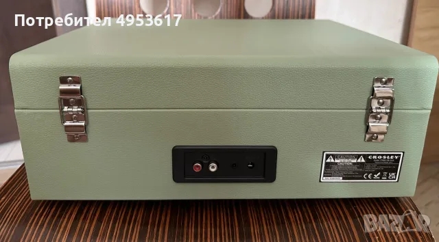 Грамофон Crosley Voyager, снимка 5 - Грамофони - 56139252