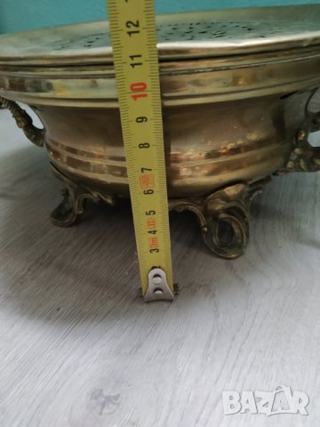 викториански съд за подгряване на храна, снимка 2 - Други ценни предмети - 40222198