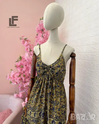 Рокля LFS Boho Baby Gold 9093 , снимка 3 - Рокли - 50435289