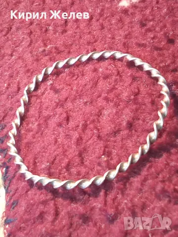 СТАРИННА СРЕБЪРНА ГРИВНА МНОГО ВИСОКА ПРОБА СРЕБРО РЕТРО ПЛЕТКА РЪЧНА МАЙСТОРСКА РАБОТА 34887, снимка 13 - Антикварни и старинни предмети - 48485606