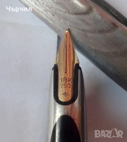 Френска писалка със златен писец в много добро състояние 