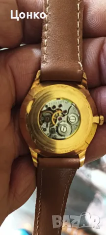 Позлатен часовник Чайка-Олимпиада 1980, снимка 5 - Антикварни и старинни предмети - 47705768