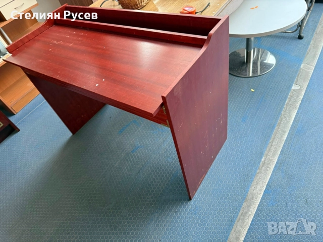 021133 бюро от дърво 110/55см цена 70 лв или 35,79 евро смр -110см / 55см широко, 75см високо - МДФ , снимка 3 - Бюра - 52282664