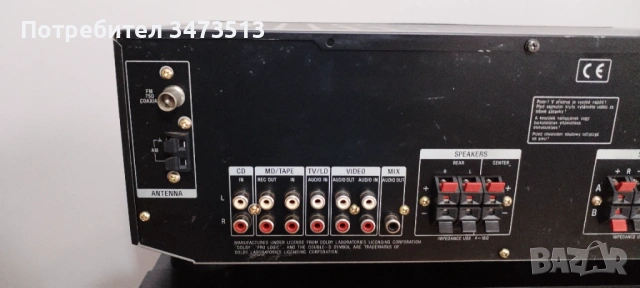 SONY STR-DE235, снимка 3 - Ресийвъри, усилватели, смесителни пултове - 53845836