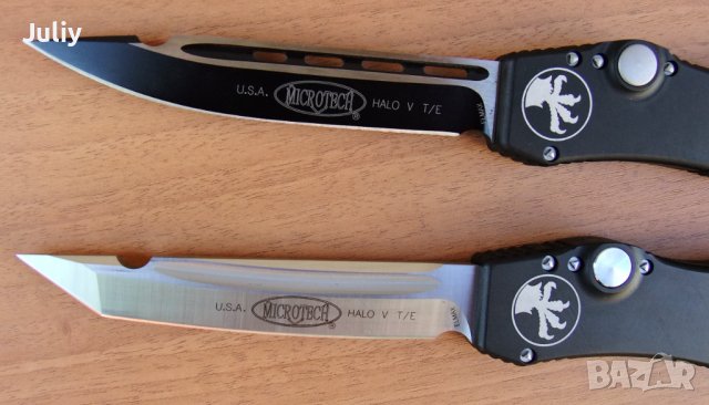 Автоматичен нож Microtech Halo 5 / танто /, снимка 3 - Ножове - 35595399