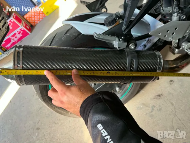 Ауспух SCORPION Carbon 57мм , снимка 3 - Аксесоари и консумативи - 56075778