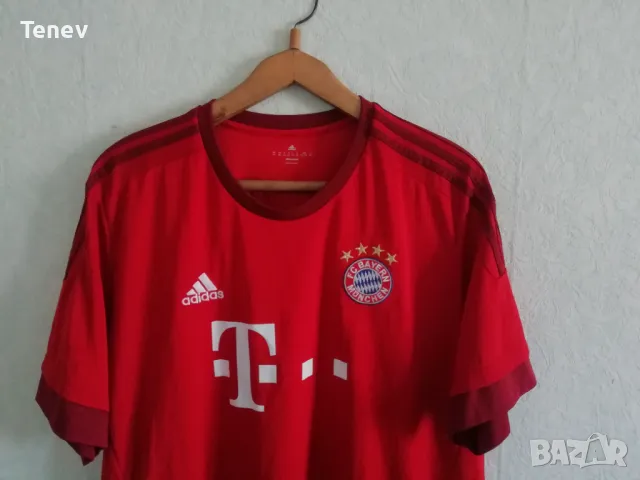 Bayern Munich Lewandowski Adidas 3XL оригинална тениска фланелка Байерн Мюнхен Левандовски 2015/2016, снимка 4 - Тениски - 49206789