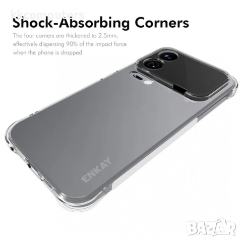 ENKAY HAT PRINCE Прозрачен Калъф за Xiaomi 17 - TPU, Подсилени ъгли, Анти-приплъзване, Прозрачен, снимка 2 - Калъфи, кейсове - 53800823