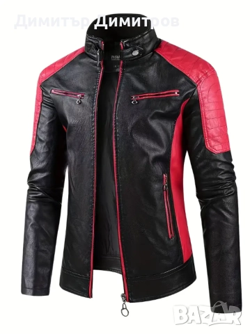 Якета кожени двуцветни= 55-65 лв, снимка 7 - Якета - 52469381