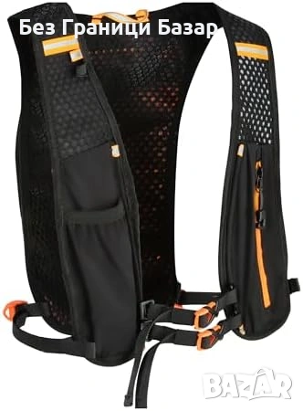 Нова Раница жилетка за бягане 5L лека регулируема със светлоотразители, снимка 2 - Други спортове - 53843097