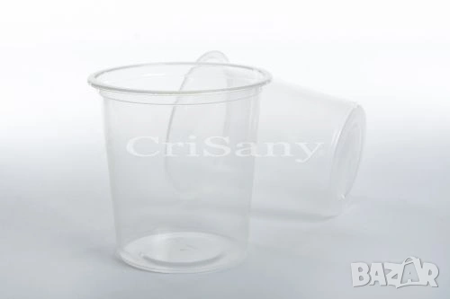 Кутии за съранение на храна от полиетилен PET (тарелки с капак) и бутилки, снимка 4 - Кутии за съхранение - 53399929