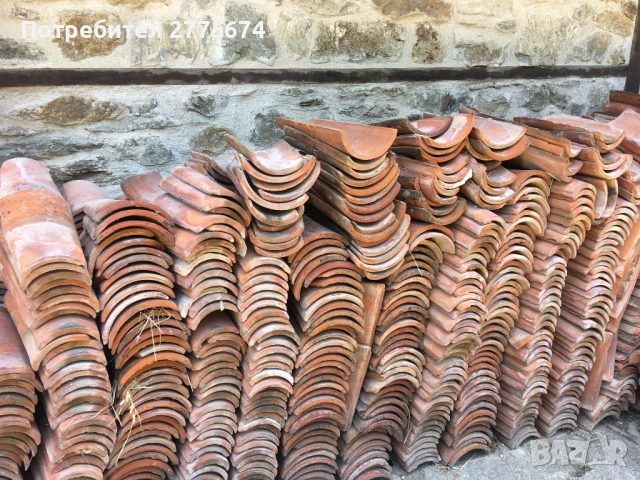 Турски керемиди, Българско производство, Много добро състояние, снимка 4 - Строителни материали - 50941959