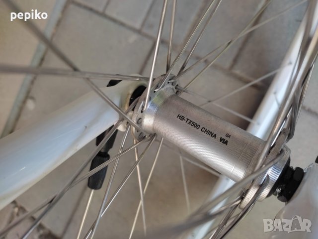 Продавам колела внос от Германия градски алуминиев велосипед EXEL SIOR 28 цола фул SHIMANO CLARIS, снимка 4 - Велосипеди - 40934835