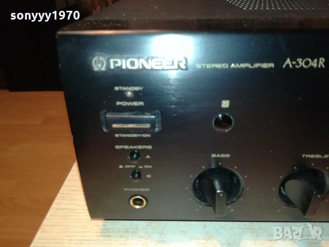 PIONEER A-304R STEREO AMPLIFIER-ВНОС SWISS 1002222031, снимка 6 - Ресийвъри, усилватели, смесителни пултове - 35745975