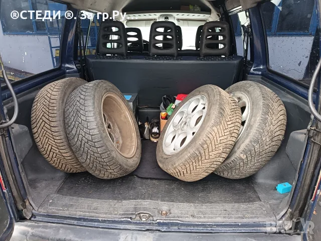 Оригинални джанти Alfa Romeo 16" (Speedline) с 4 бр. зимни гуми 205/55/16 (Hankook и Continental) , снимка 4 - Гуми и джанти - 55812341