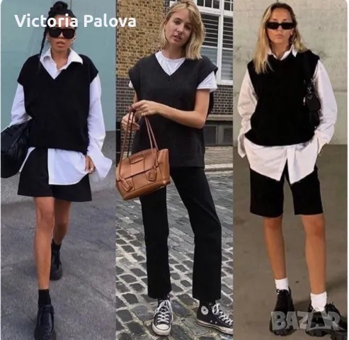 Модерен елек LUC MOEL унисекс 100% меринос, снимка 13 - Елеци - 49294024