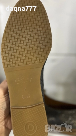 Естествена кожа Gabor обувки/ оксфордки 41-42 но, снимка 7 - Дамски елегантни обувки - 52544443
