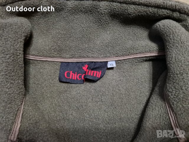 Polartec зелена блуза туризъм лов риболов бушкрафт ски , снимка 3 - Екипировка - 28006360