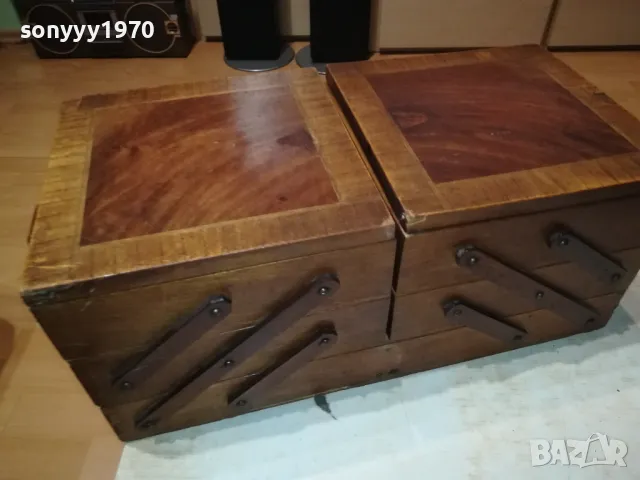 КРАСИВА ДЪРВЕНА КУТИЯ-ВНОС SWISS 0812241847, снимка 4 - Антикварни и старинни предмети - 48272159