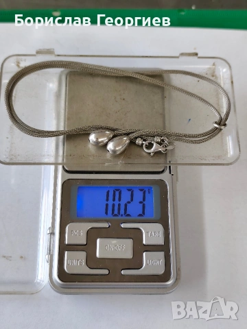 Сребърно колие 925, снимка 5 - Колиета, медальони, синджири - 53810328