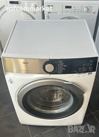 пералня AEG ProSteam L7FE84GS (С гаранция) – Перфектно състояние, снимка 2 - Перални - 56164597