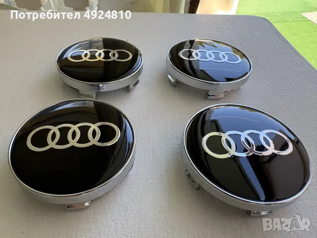 Капачки за джанти Audi 60мм, снимка 3 - Аксесоари и консумативи - 55739001