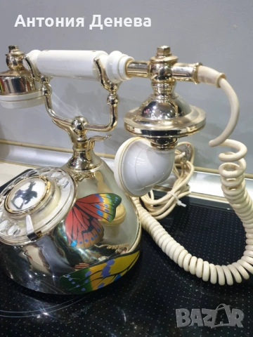 Ретро телефон Уфа ,СССР 1989г, снимка 2 - Антикварни и старинни предмети - 53626794