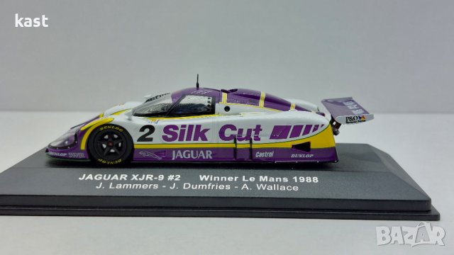 KAST-Models Умален модел на Jaguar XJR-9 #2 Winner 24h LeMans 1988 IXO 1/43, снимка 2 - Колекции - 41747418