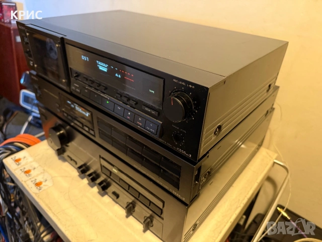 SONY ESPRIT SET DECK TC-K555ES II, TA-F-444ES II,ST-S444ES II, снимка 4 - Декове - 53601483