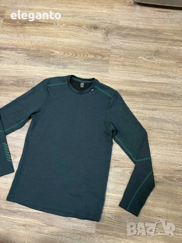 Мъжко ! Helly Hansen Warm Ice Crew  MERINO Wool baselayer , S размер, снимка 3 - Спортни дрехи, екипи - 53197500