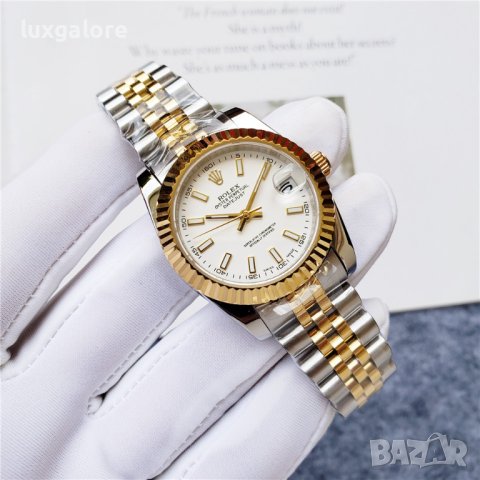 Дамски часовник Rolex Lady-Datejust White Dial с автоматичен механизъм, снимка 3 - Дамски - 41977533