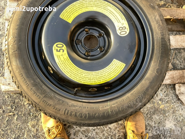 19 Резервна Джанта Патерица 5х112 AUDI A8 5J et22 Continental 145/80/19, снимка 3 - Гуми и джанти - 52266884