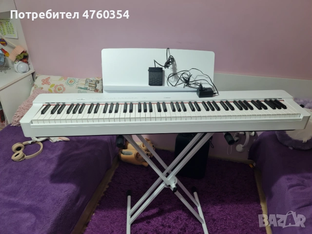 Продавам пияно Yamaha 80 клавиша, снимка 3 - Пиана - 53773458