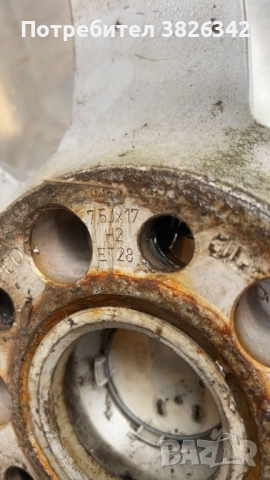 Джанти за Ауди r/17 et28, снимка 3 - Гуми и джанти - 52341001