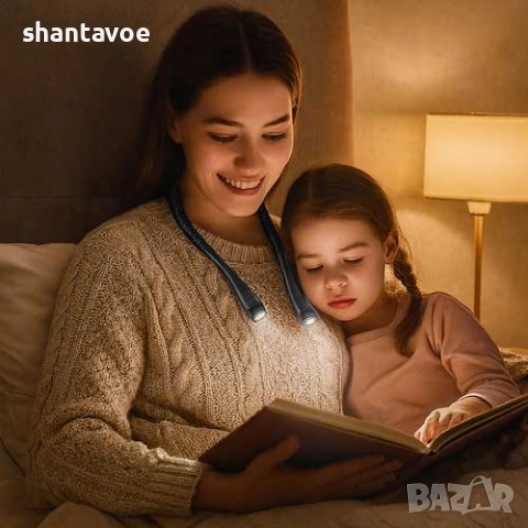 Лед лампа за врат с огъващо се рамо и 3 различни светлини и степени , снимка 4 - Настолни лампи - 52918623