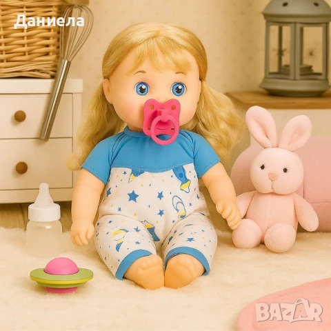Кукла с шише и биберон, снимка 3 - Кукли - 50964945