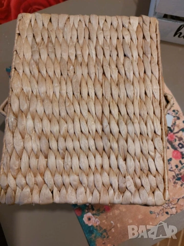 Нови плетени кошници от естествен материал, снимка 5 - Декорация за дома - 53300170