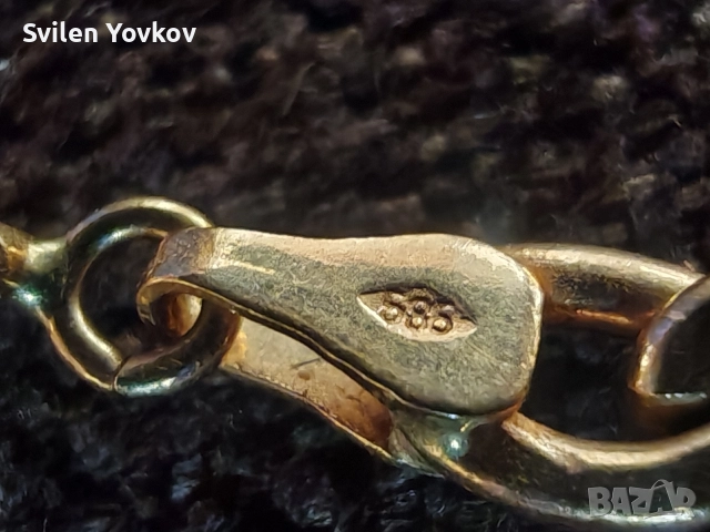 Продавам плътен български златен ланец като нов 14к 585 , снимка 5 - Колиета, медальони, синджири - 52905108