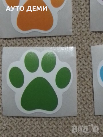 Самозалепващ гланциран цветен стикер лепенка цветна лапичка  за кола автомобил камион мотор колело т, снимка 3 - Аксесоари и консумативи - 38740491