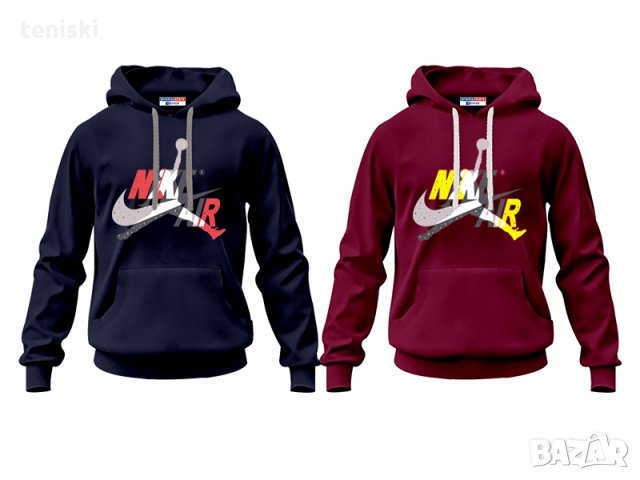 Суичъри Nike Air Jordan принт,модели,цветове и размери, снимка 6 - Суичъри - 31057459