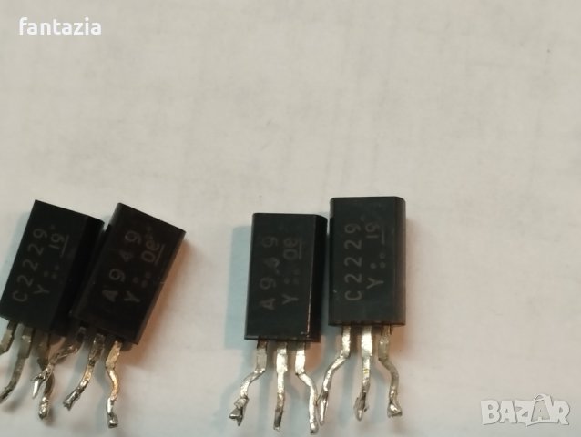 Оригинални транзистори 2SA949 2SC2229 949 2229, снимка 2 - Други - 41956031