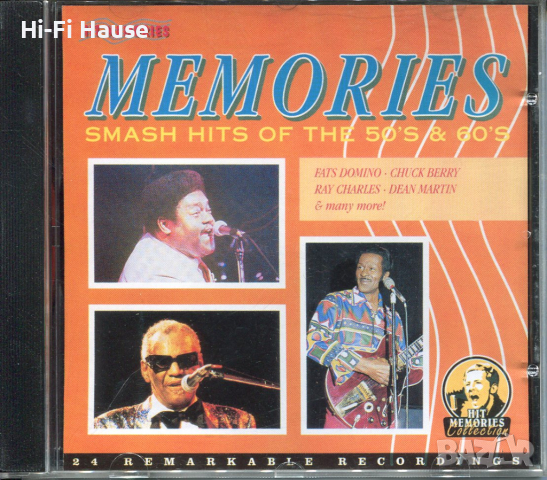 Memories smash Hits of the 50 & 60, снимка 1 - CD дискове - 36241722