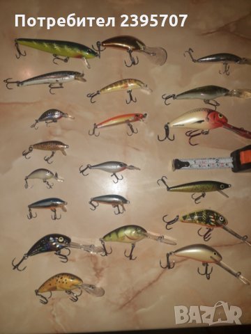 Комплект воблери за пъстърва, кефал и костур и др, снимка 4 - Такъми - 34243054