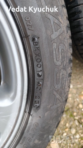 Джанти с гуми 205/55/16 Нисан, снимка 5 - Гуми и джанти - 53847515
