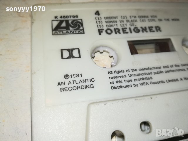 foreigner original tape 2306230700, снимка 9 - Аудио касети - 41326532