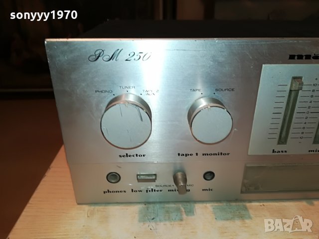 marantz pm250 amplifier-usa-за части 2008211113, снимка 10 - Ресийвъри, усилватели, смесителни пултове - 33868810