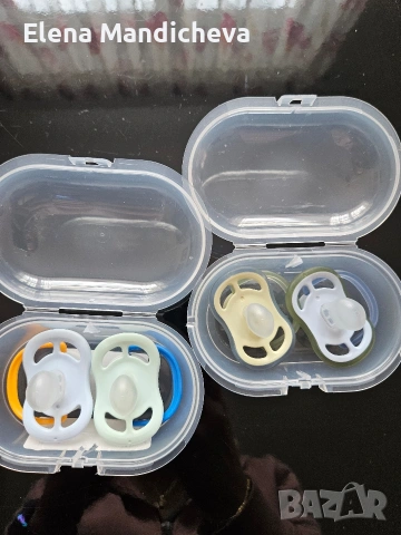 Подарък Биберони залъгалки philips avent ultra air и NUK 0 - 6 месеца, снимка 4 - Прибори, съдове, шишета и биберони - 53559684