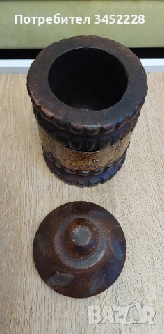 дърворезба кутия за ценители , снимка 2 - Антикварни и старинни предмети - 52240942