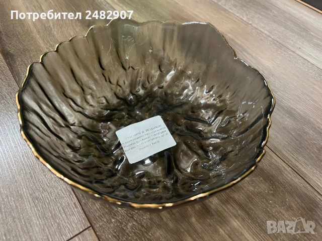 Красива стъклена купа, снимка 3 - Други - 53390799