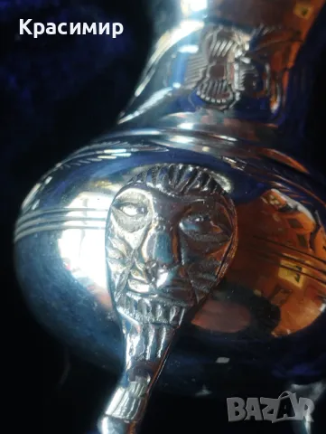 Винтидж комплект EPNS за сол и черен пипер на поднос в кадифена кутия , снимка 11 - Антикварни и старинни предмети - 47737308